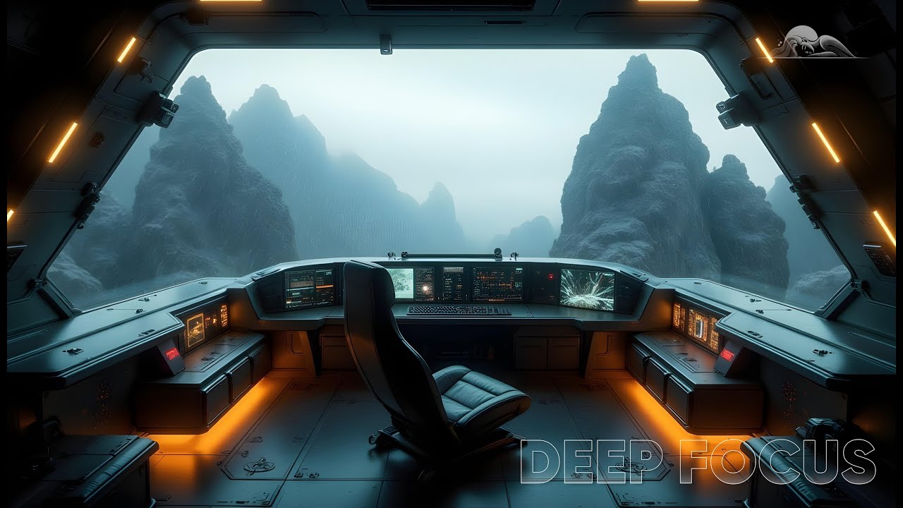 🌙 Dark Ambient for Deep Focus • 3 AM Coding & Work Music to Concentrate • 2 Hours 💻