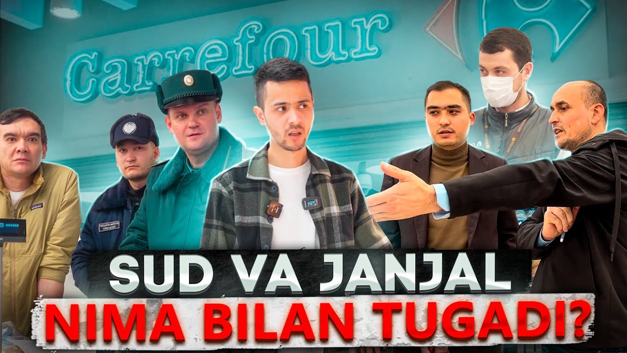 SUD VA JANJAL NIMA BILAN TUGADI ? / 3-QISM CARREFOUR