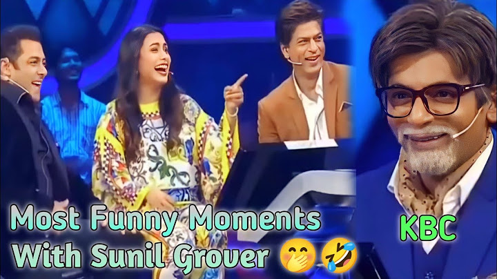 Sunil Grover as Amitabh Bachchan 😂 | Duplicate Amitabh Bachchan comedy reaction | Dus Ka Dum | KBC