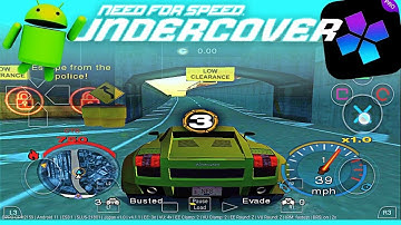 Need For Speed Undercover PS2 Emulator Android - DamonPS2 PRO - Need For Speed Android Gameplay 2022