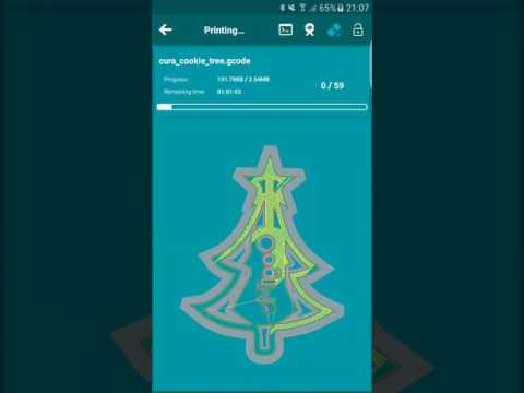 Printoid real-time GCODE visualizer