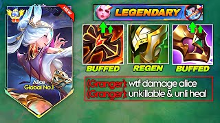 THIS BUFFED ALICE BUILD IS INSANE! 🔥 WAR AXE + DOMINANCE ICE CARRY STRATEGY | MLBB 2026 screenshot 3