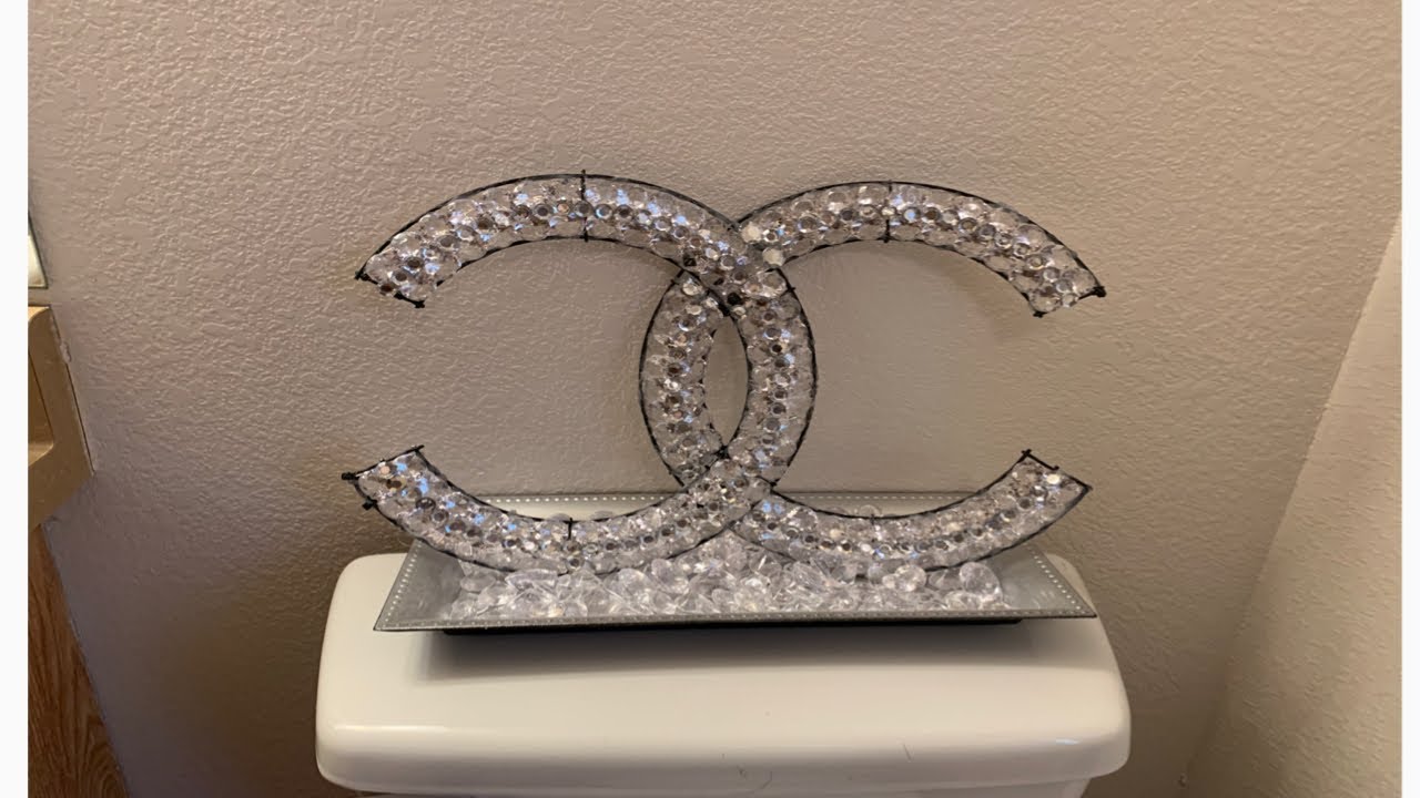 Luxury Glam Chanel Inspired Bathroom Decor Part2 YouTube