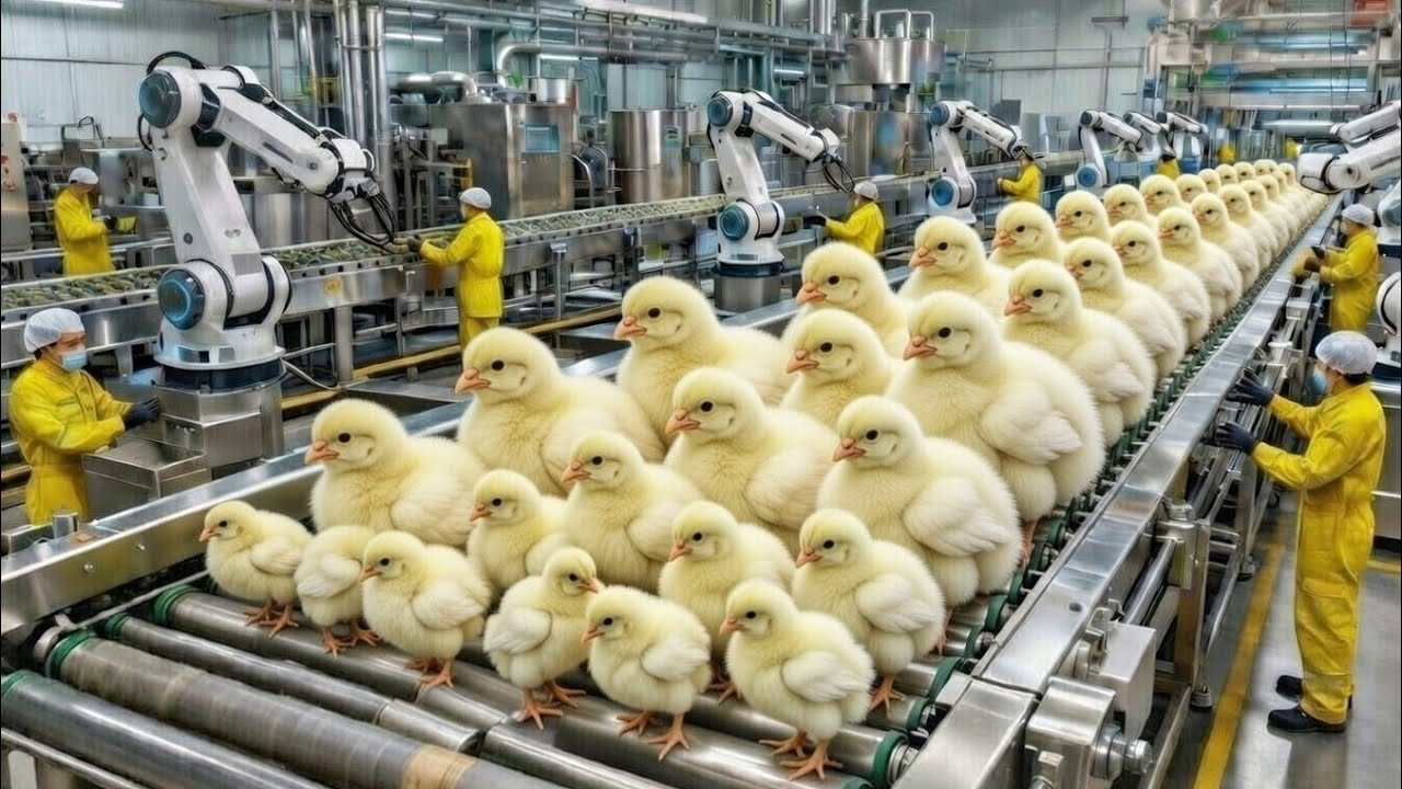 Inside Mega Chicken  Factory: Chicken Egg Incubation Technology - Broiler Raising & Process