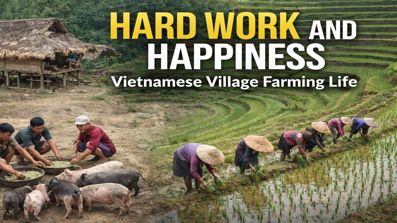 Hard Work and Happiness: Vietnamese Village Farming Life