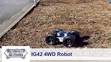 All Terrain Robot-HD with 10 inch tires by SuperDroid Robots