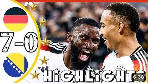 Germany vs Bosnia 7-0| Football Match