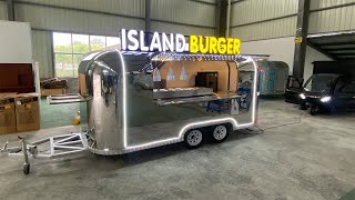 13FT Airstream Style Food Trailer – Custom Mobile Kitchen for Entrepreneurs