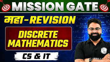 Discrete Mathematics One Shot | MAHA REVISION | CS & IT | GATE 2024 Preparation