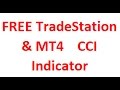 Free TradeStation and MT4 Colored CCI Indicator created by EA Builder as supplied by Expert4x