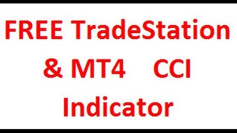 Free TradeStation and MT4 Colored CCI Indicator created by EA Builder as supplied by Expert4x