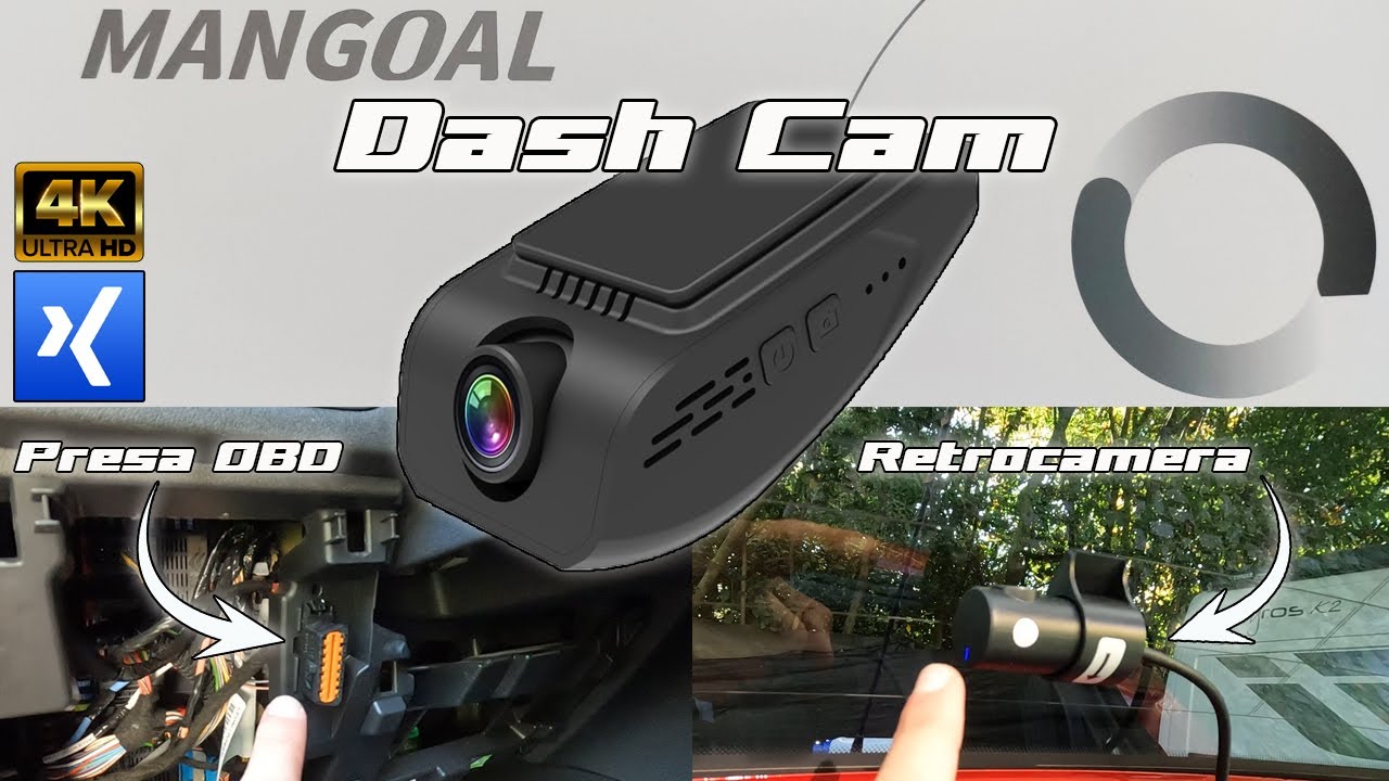Tutorial INSTALLAZIONE DASH CAM - Dash Cam MANGOAL 4K - YouTube