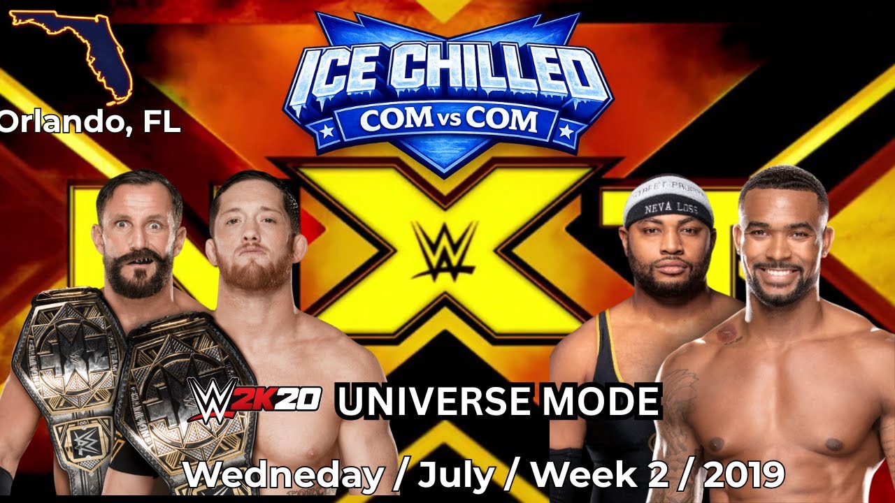 WWE NXT (Wed.July.Wk2.2019) - COM vs COM No Commentary Stream | WWE 2K20 Universe Mode