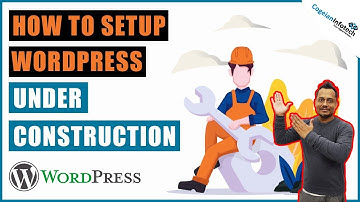 How To Setup Wordpress Site Under Construction Page Or Coming Soon Page | Learn Wordpress Tutorials