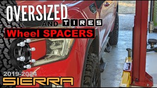 2019-2024 GMC Sierra: Oversized Tires &amp; Spacers (Install)