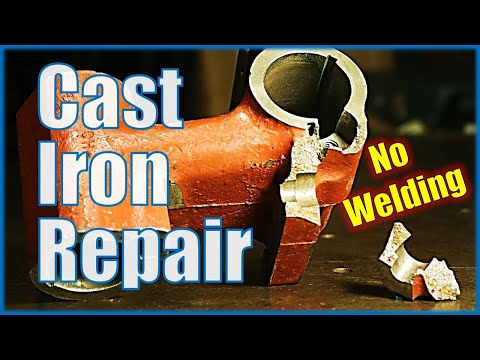 How to Repair Cast Iron Without Welding -Carbon Fibre Composite Repair on Bridgeport Milling Machine