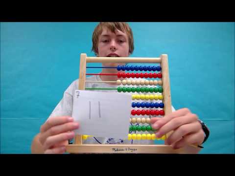 How to use a 100 bead abacus-Single Digit Addition