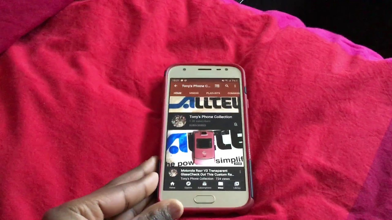 Shoutout To Tony S Phone Collection Youtube