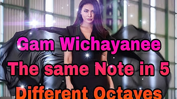 Gam Wichayanee -The Same Note in 5 Different Octaves