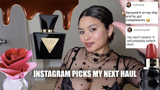 INSTAGRAM PICKS MY NEXT PERFUME HAUL  *Affordable &amp; Unique*| ItsMJ