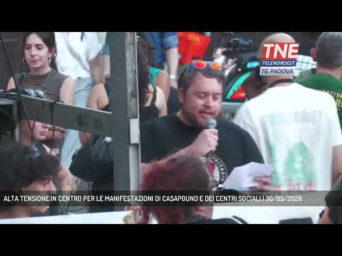 Video ALTA TENSIONE IN CENTRO PER LE MANIFESTAZIONI DI CASAPOUND E DEI CENTRI SOCIALI | 30/05/2026