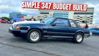 Simple CHEAP 11 Second DRAG CAR // 347 NA FoxBody Notchback Build