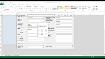 Excel Demo: CRM Tool - Excel Userform with VBA