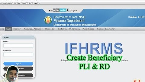 IFHRMS | Postal Life Insurance & Postal RD