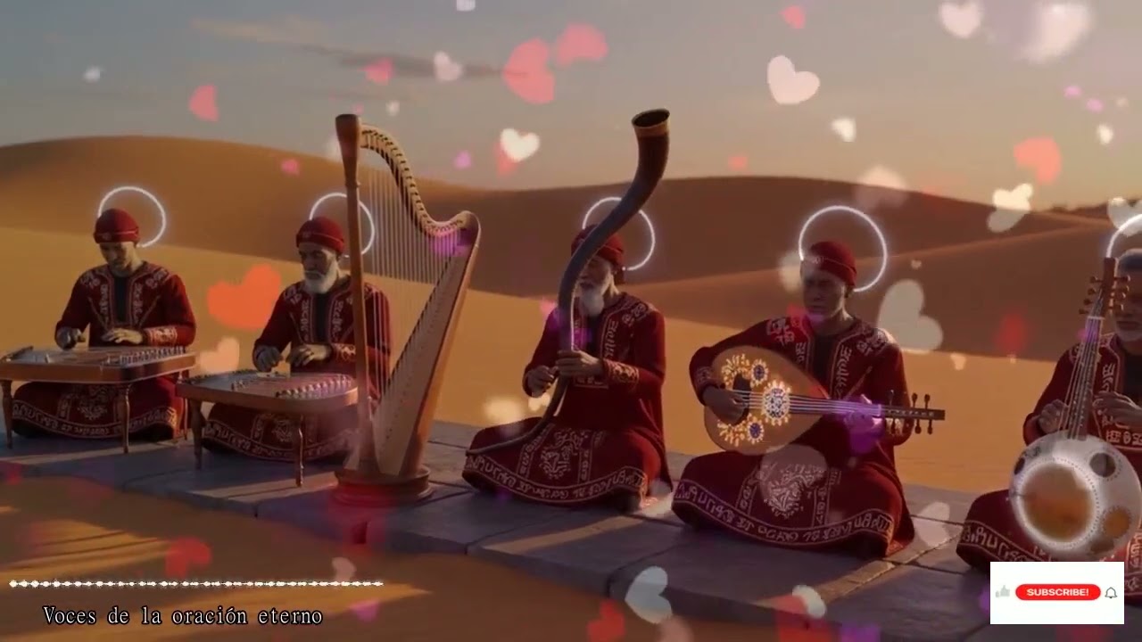 Desde Sión Alzan Shofar Cánticos Hebreos E Instrumentos En Reverente Adoración Al Dios Vivo Adonai