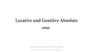 Chapter 36: The Cambridge Introduction to Sanskrit