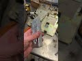Polishing a bar of pewter that we smelted. #ingot #metalsmelting #pewteringot