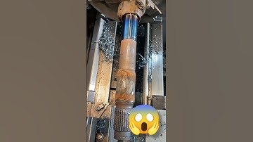 Lathe Machine in Action: Welding Repair of Industrial Components