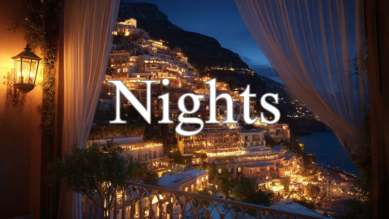 Mediterranean Nights ✨ Soft Guitar, Warm Piano & Calm Coastal Ambience 🌙