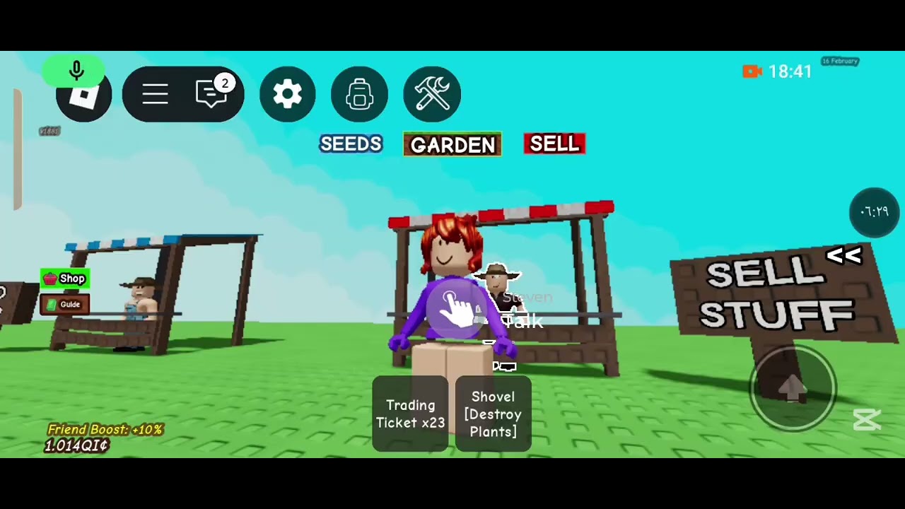 لعبنا ماب المزرعه لكينا باركور