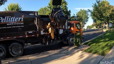 Pellitteri 536 Mack LR labrie automizer FLYING through trash