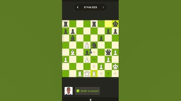 Chess.com puzzle 7 Feb  Capturing!!!  #chess #music  #puzzle  @pvbtalks