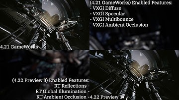 Unreal Engine Infiltrator VXGI & DXR Comparison Part 2 of 2