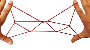 String Tricks! Beginners Sunglasses String Figure Step By Step