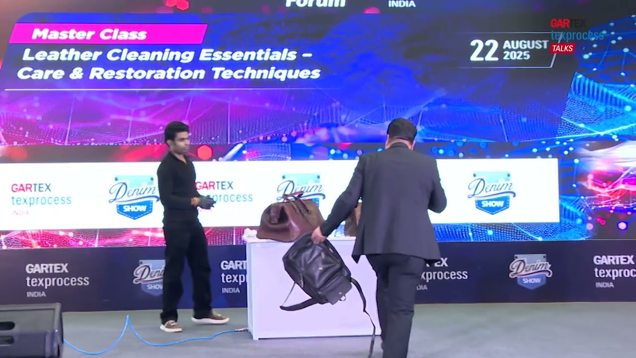 Gartex Talks@ Gartex Texprocess India 2025 | Masterclass on Leather Cleaning Essentials