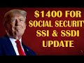 $1400 Stimulus Checks for Social Security? | SSA, SSI, SSDI Payment Update 2025