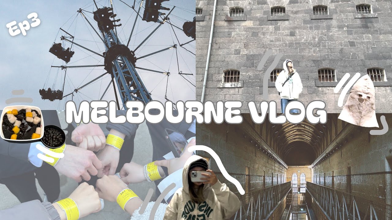 【墨爾本 EP3】🇦🇺 玩到頭暈的百年 Luna Park🎢｜初體驗澳洲夜店💃｜參觀墨爾本監獄🔒｜全球最大 H&M 旗艦店🛍️｜超濃松露義大利麵🍝｜挑戰澳洲版鮮芋仙🍧