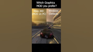Xbox 360 Vs Windows Graphics Mode | NFS MW | Left or Right? | Which one you pick??