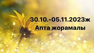 30.10.-05.11.2023 ж. Апта жорамалы