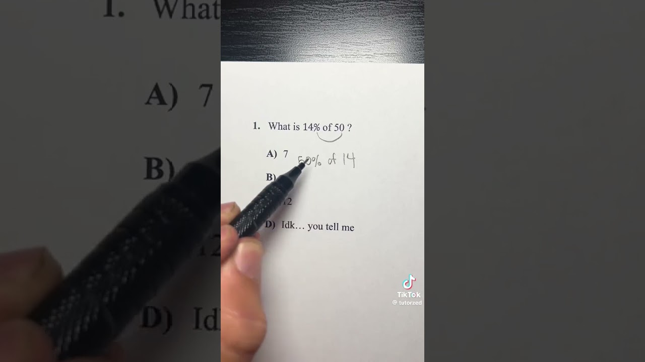 🤯 Mind-Blowing Math Hack: Percentages are REVERSIBLE! #mathhacks #mathtricks #mathematics