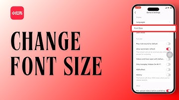 How To Change Font Size On REDnote App