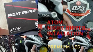 Atom Night Ripper Installation and Road Test (Night) / Atom Premium LED Mini Driving Light