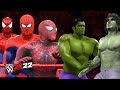 TEAM SPIDER-MAN VS TEAM HULK - WWE 2K22