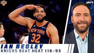 Ian Begley breaks down the Knicks' impressive with over the Heat | SportsNite