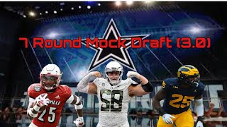 Dallas Cowboys 7 Round 2024 Mock Draft (3.0)