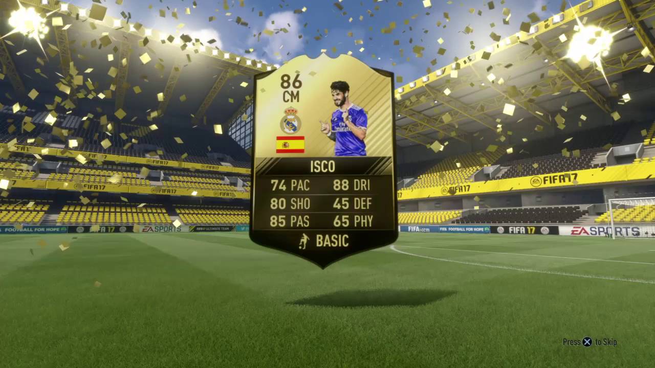 Inform Isco in a pack!!! Fifa 17